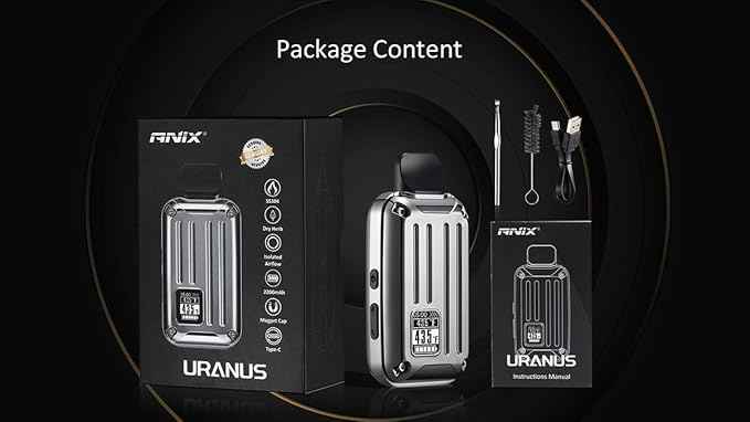 ANIX Uranus – Vaporizzatore Portatile per Erbe Secche